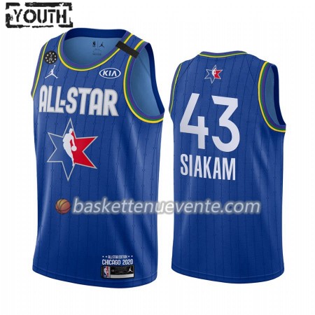 Maillot Basket Toronto Raptors Pascal Siakam 43 2020 All-Star Jordan Brand Bleu Swingman - Enfant